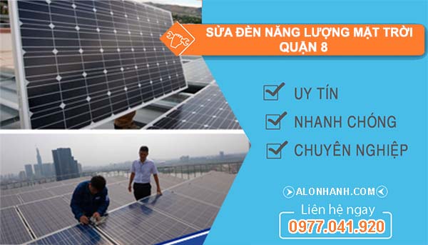 sửa đèn năng lượng mặt trời quận 8