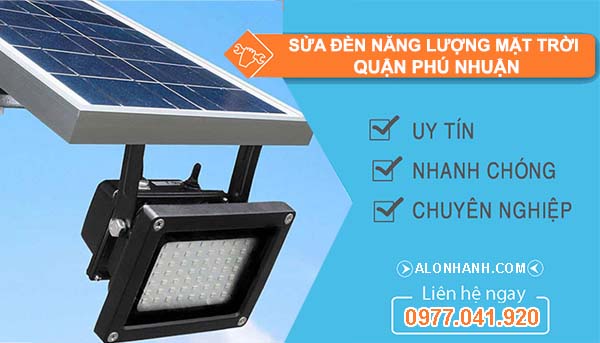 sửa đèn năng lượng mặt trời quận phú nhuận