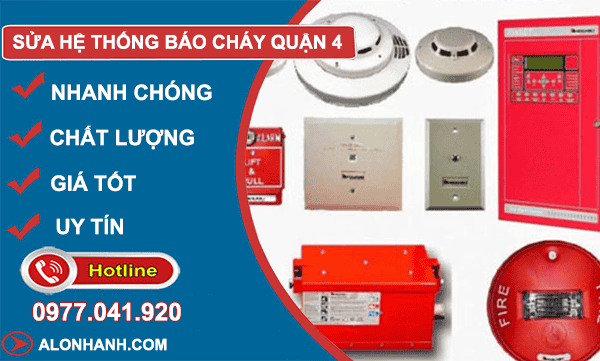 sửa hệ thống báo cháy quận 4