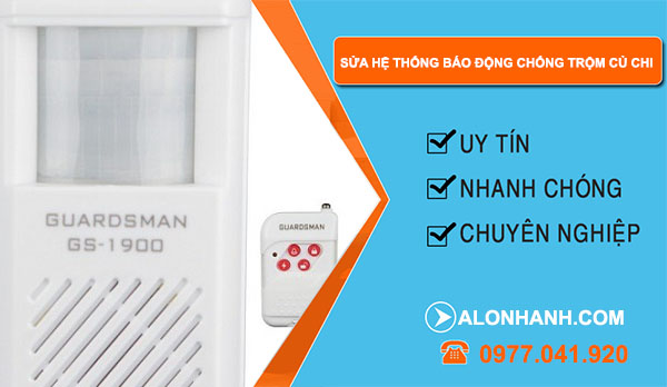 Sửa hệ thống báo động chống trộm Củ Chi
