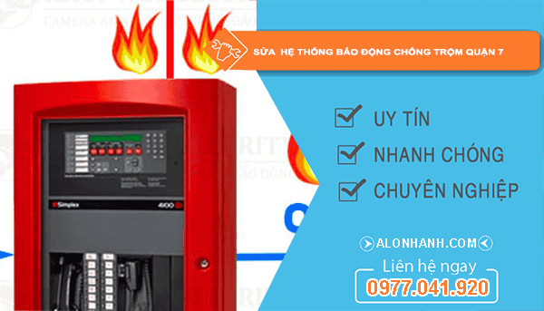 Sửa hệ thống báo động chống trộm quận 7