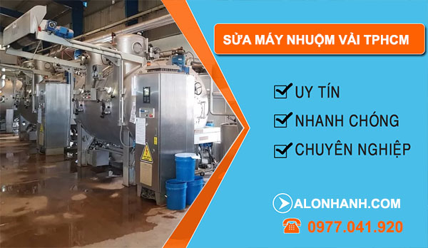 Sửa máy nhuộm vải công nghiệp tphcm