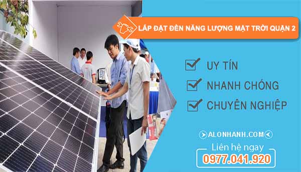 thi công sửa đèn năng lượng mặt trời quận 2