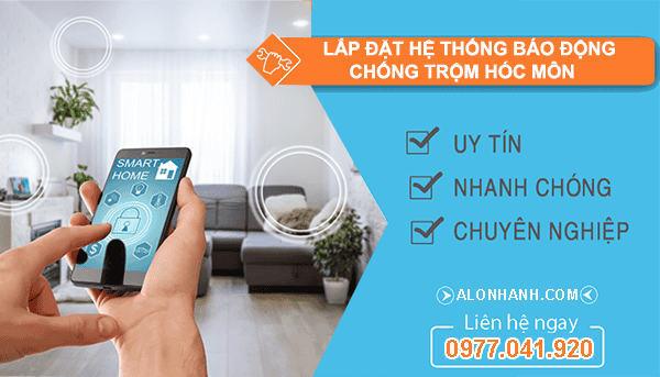 thi công lắp đặt hệ thống báo động chống trộm quận hóc môn
