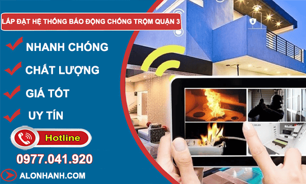 thi công lắp đặt hệ thống báo động chống trộm quận 3