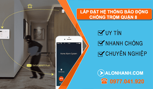 thi công lắp đặt hệ thống báo động chống trộm quận 8