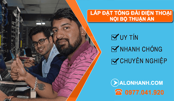 thi công lắp đặt tổng đài điện thoại nội bộ thuận an