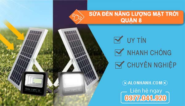 thi công sửa đèn năng lượng mặt trời quận 8