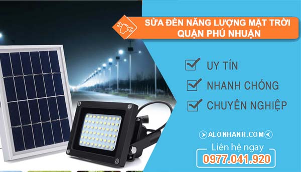 thi công sửa đèn năng lượng mặt trời quận phú nhuận