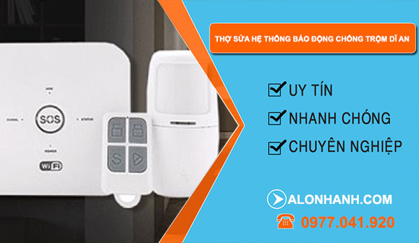Thợ sửa hệ thống báo động chống trộm Dĩ An