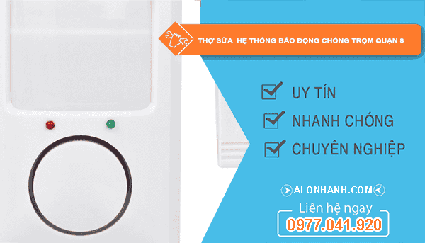 Thợ sửa hệ thống báo động chống trộm quận 8