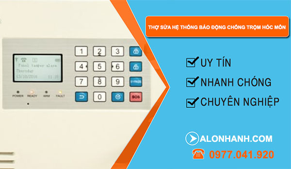 Thợ sửa hệ thống báo động chống trộm Hóc Môn