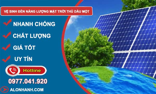 vệ sinh đèn năng lượng mặt trời Thủ Dầu Một