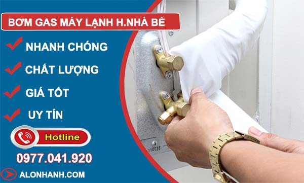 bơm gas máy lạnh huyện nhà bè