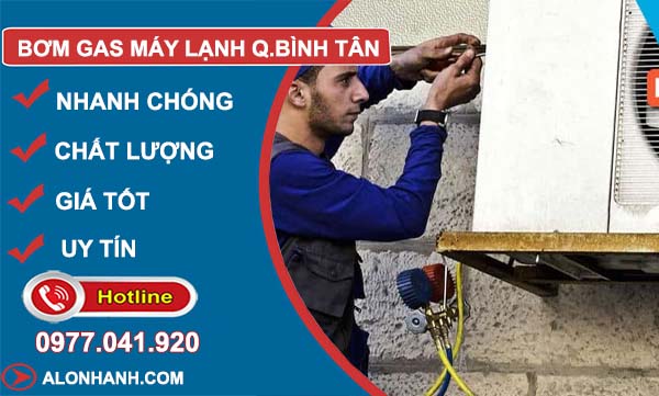 bơm gas máy lạnh quận bình tân