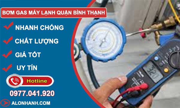 dịch vụ bơm gas máy lạnh quận bình thạnh