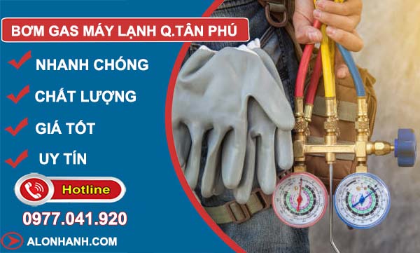 bơm gas máy lạnh quận tân phú