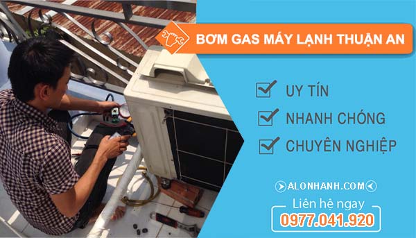 bơm gas máy lạnh thuận an