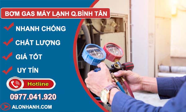 dịch vụ bơm gas máy lạnh quận bình tân