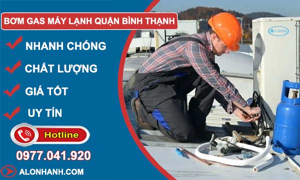 bơm gas máy lạnh quận bình thạnh