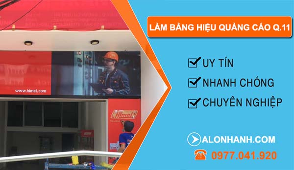 dịch vụ làm bảng hiệu quảng cáo quận 11