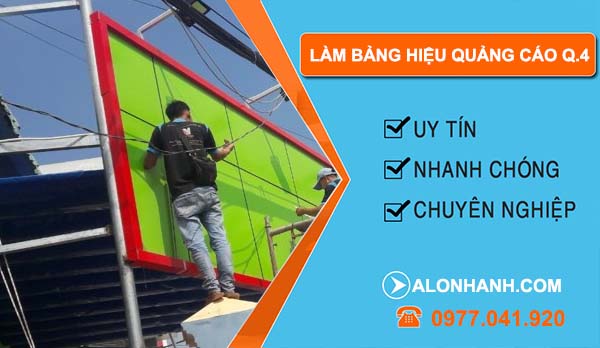 dịch vụ làm bảng hiệu quảng cáo quận 4