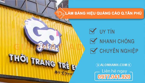 dịch vụ làm bảng hiệu quảng cáo quận tân phú