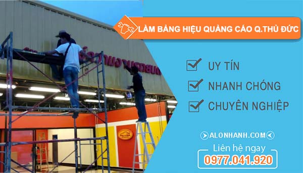 dịch vụ làm bảng hiệu quảng cáo quận thủ đức