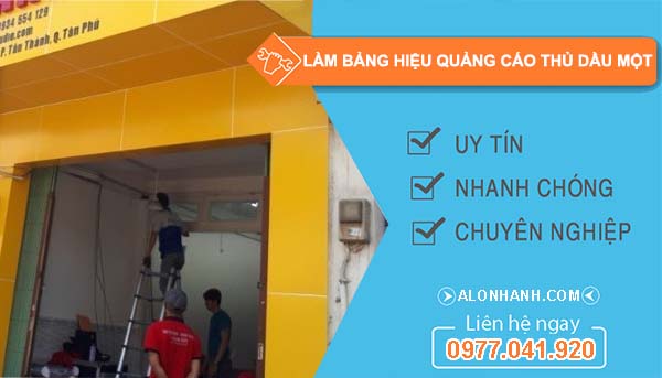 dịch vụ làm bảng hiệu quảng cáo thủ dầu một