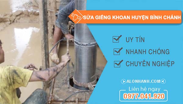 dịch vụ sửa giếng khoan huyện bình chánh