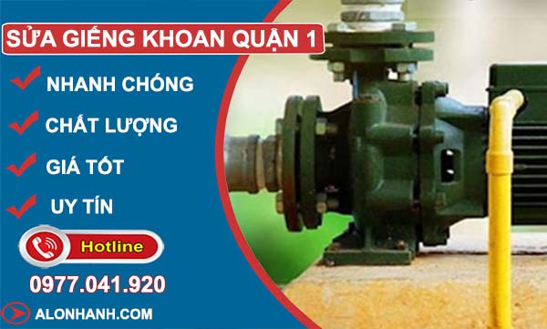 dịch vụ sửa giếng khoan quận 1