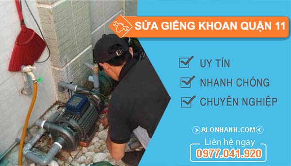 dịch vụ sửa giếng khoan quận 11