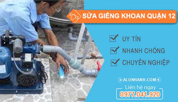dịch vụ sửa giếng khoan quận 12