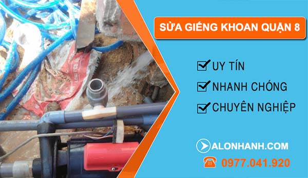 dịch vụ sửa giếng khoan quận 8