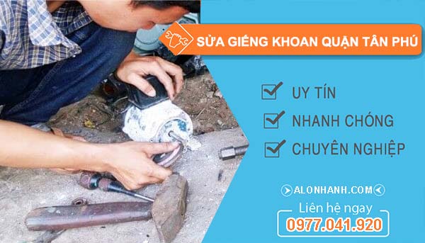 dịch vụ sửa giếng khoan quận tân phú