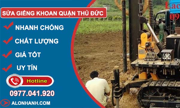dịch vụ sửa giếng khoan quận thủ đức