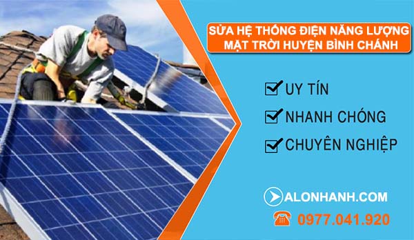 dịch vụ sửa hệ thống điện năng lượng mặt trời bình chánh
