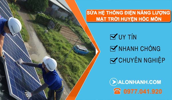 dịch vụ sửa hệ thống điện năng lượng mặt trời hóc môn