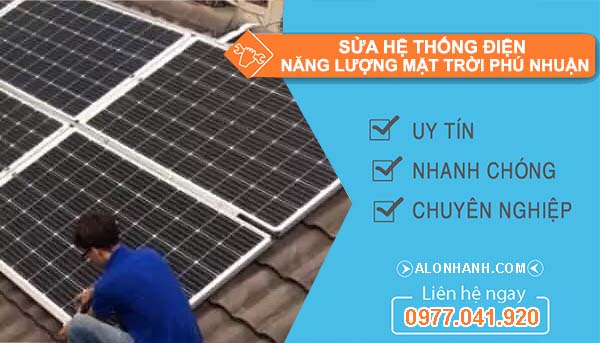 dịch vụ sửa hệ thống điện năng lượng mặt trời phú nhuận