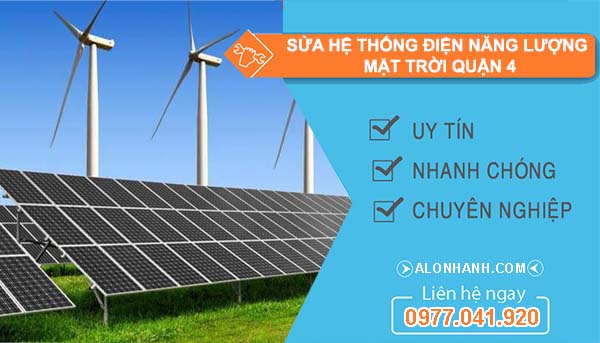 dịch vụ sửa hệ thống điện năng lượng mặt trời quận 4