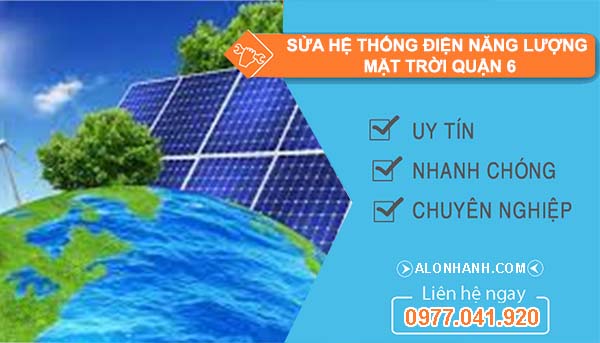 dịch vụ sửa hệ thống điện năng lượng mặt trời quận 