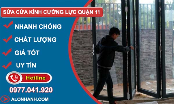 dịch vụ sửa kính cường lực quận 11