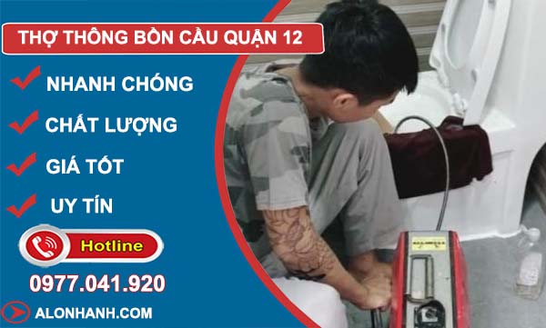 thi công thợ thông bồn cầu quận 12