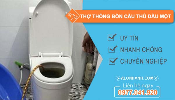 thi công thợ thông bồn cầu thủ dầu một