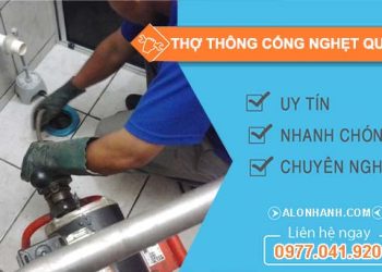 dịch vụ thợ thông cống nghẹt quận 2