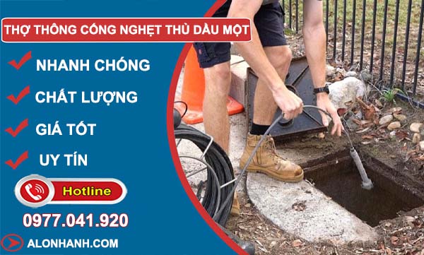 dịch vụ thợ thông cống nghẹt thủ dầu một