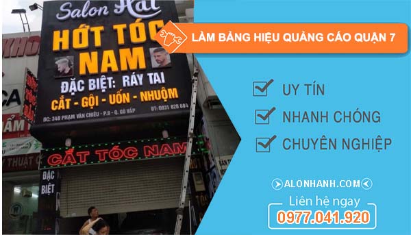 làm bảng hiệu quảng cáo quận 7