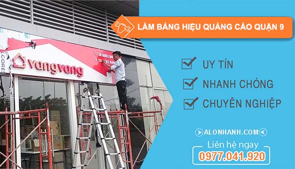 dịch vụ làm bảng hiệu quảng cáo quận 9