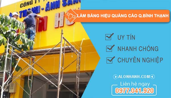 làm bảng hiệu quảng cáo quận bình thạnh