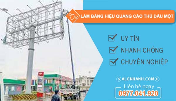 làm bảng hiệu quảng cáo thủ dầu một